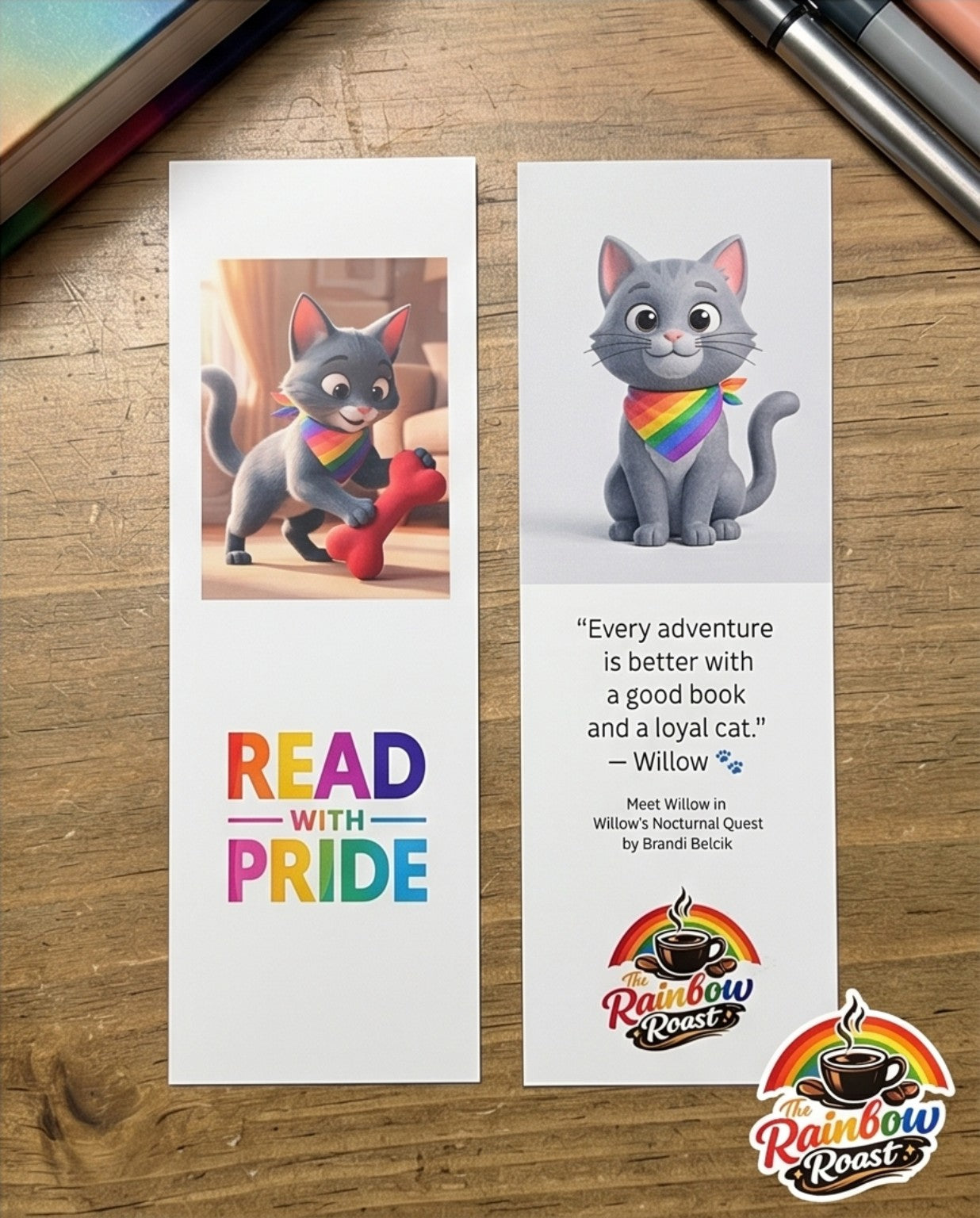 📚 Read With Pride – Willow Bookmark