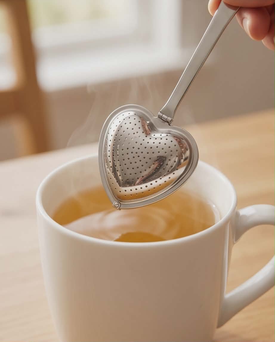 ❤️ Heart-Shaped Tea Infuser Spoon
