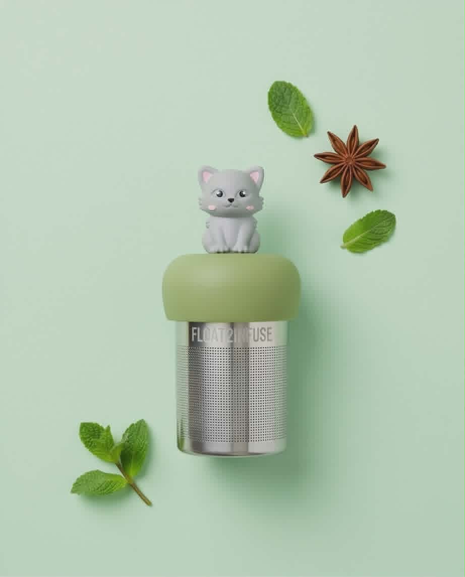 Willow's Pick: Grey Cat Floating Tea Infuser